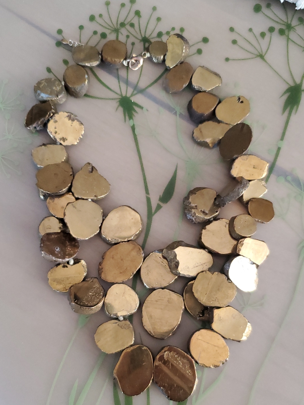 EUC Lucas Lameth Statement Disc Necklace